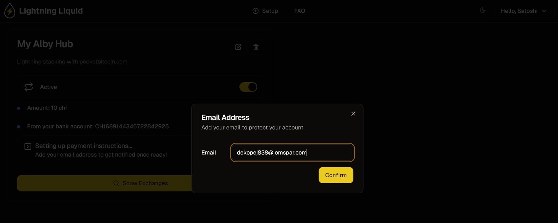 Add Email Address